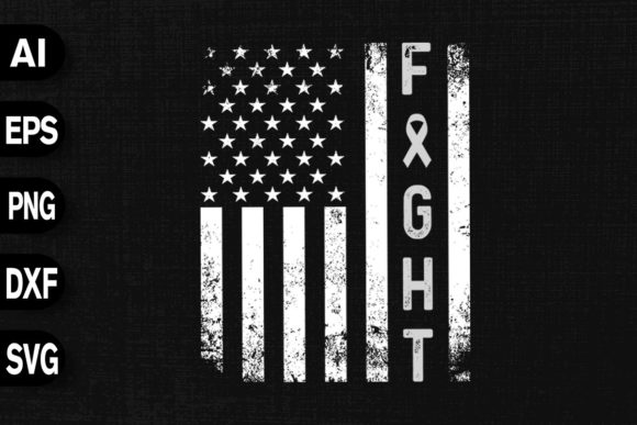 Brain Cancer Awareness American Flag Review