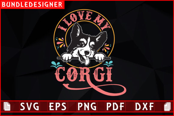 I Love My Corgi Embroidery Design Review