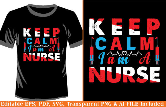 Nurse T-shirt Keep Calm I Am a Nurse Review