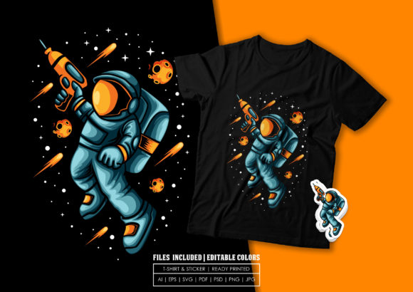 T-shirt Design - Astrokids War in Space Review