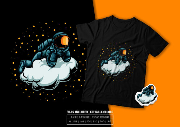 T-shirt Design - Astronaut Chill out Review