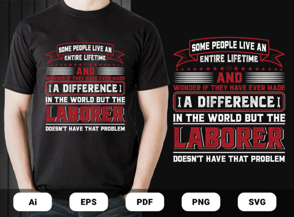 The Laborer T-shirts Design Vectors Review