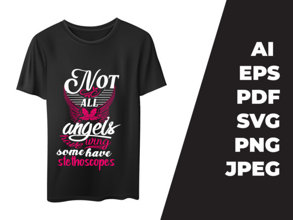Typeography T-shirt Design All Angels Review