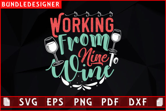 Working from Nine-Wine T-shirt Design Review